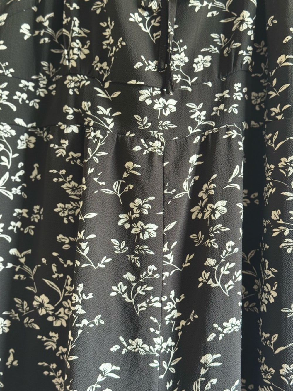 BloomChic Black and White Floral Dress - Picture 3 of 6